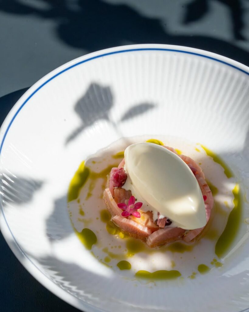Anton, rabarberdessert, restaurant i københavn